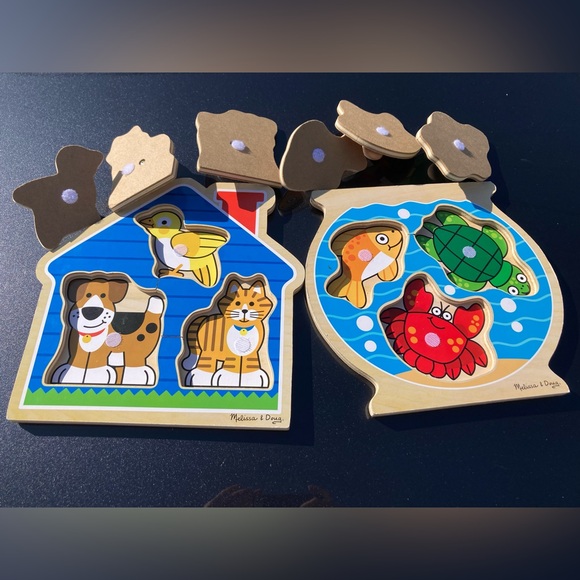 Melissa & Doug Jumbo knob Puzzle Set - Picture 4 of 8